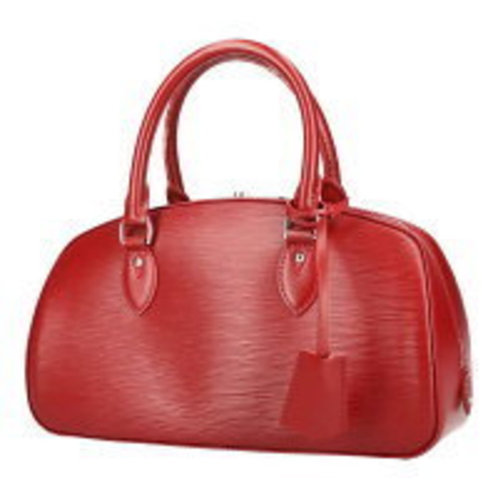 Louis Vuitton Jasmine Epi Leather Ruby Red Handbag and Kabuki ya